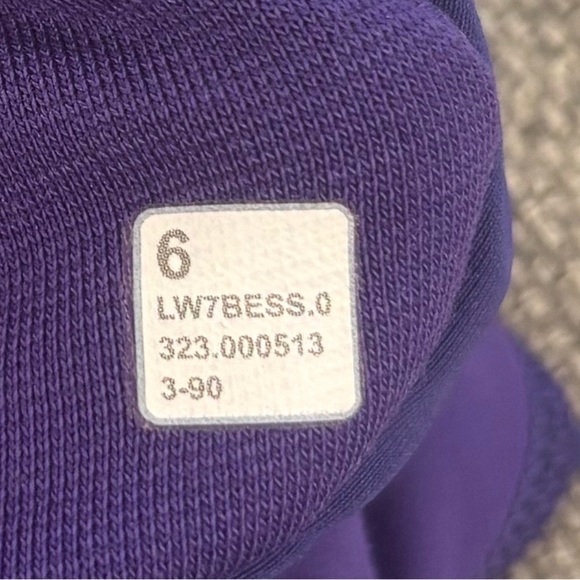 Lululemon Wunder Train High Rise Shorts 6" In Petrol Purple Size 6 - Picture 5 of 5